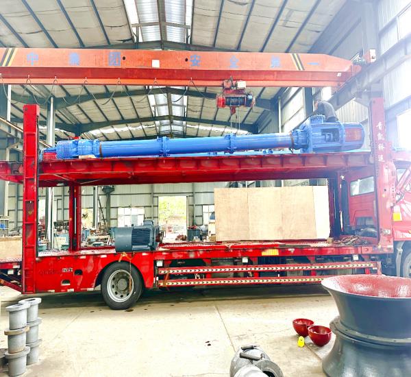 Vertical turbine pump loading Vertical turbine pump loading